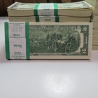 100 Two Dollar Bills -  2 Uncirculated Sequential - 2017a Brand New Bep Pack