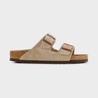 Birkenstock Arizona Women s Suede Sandals Taupe Cork Footbed Free Ship