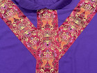 Purple Chasuble With Saint Andrew Style Cross  asian Pattern 