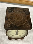 Vintage American Majestic Family Metal Scale 25 Pounds By Ounces Rustic Antique