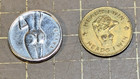 2 Vintage Nude Women Coin Tokens Heads I Win- Tails You Lose    B