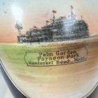 Nantasket Beach   Ma Antique Palm Garden - Paragon  Souvenir Cobalt Trinket Vase