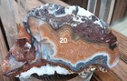 Lake Superior Area Iron Laced Agate Slab For Display Or Cabbing 
