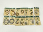 Lot Of 14 Clover Bag s   Tote s Assorted Metal And Plastic Bag Rings