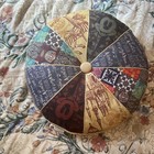 2 Two Disney Parks Mickey Castle Quilted Vintage 15    Round Decorative Pillows 