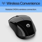 Hp - X3000 G3 Wireless Optical Ambidextrous Mouse - Wireless - Jet Black