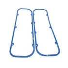 2 Pcs set Shlpdfm Blue Big Block Chevy Rubber Valve Cover Gaskets 3 16  Thick
