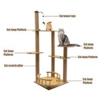 Cat Tree Furniture Scratching Tower Post Condo Play Pet Supply Cat Tree