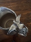 Vintage Sterling Emilia Castillo Hand Hammered Cream Pitcher Bird Theme Taxco