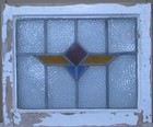 Abstract Old English Leaded Stained Glass Window 20 75  X 17 