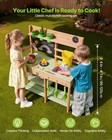Vevor Mud Kitchen Outdoor Mud Kitchen For Kids With Tank Sink Planting Shovels