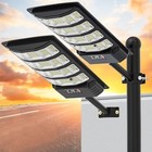 Solar Street Lights Outdoor Waterproof  25000lm 320  wide Angle Flood Light  