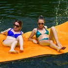 3 Layer Water Mat Floating Pad Outdoor Island Water Sports Relaxing 12  X 6 