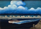     smitty- Florida Highwaymen Style  Oil Painting  Florida Indian River Artist 
