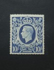 King George Vl Gb 10  Ultramarine Sg 478b Mnh Well Centered Good Perforation Vf