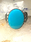 Navajo Turquoise Ring Size 8 25 Sterling Silver Women Girls