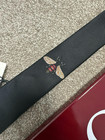 Gucci Mens Tie 2 75     7cm  Bee King Embroidery Black Nwt