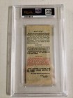 1942 World Series Game 1 Ticket Stub Psa 5 Pop 5 None Higher  Yankees Cardinals
