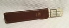 Vintage Frederick Post 1444k Bamboo Slide Rule With Case   Sun Hemmi Japan
