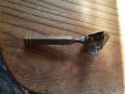 Vintage Gem Brand Gold Tone Safety Razor 3-3 4  Long