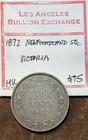1872 Newfoundland Victoria Sterling Silver 50 Cents