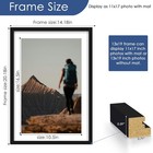 13x19 Picture Frame Set Of 6  Display Pictures 11 X 17 With Mat Or 13 X 19 Witho