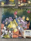 Vtg Evergreen Gardening Birds Cocktail   Luncheon Napkins Set New Deadstock