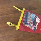 Vintage Travel Souvenir Felt Pennant Flag Indian Head Ashtabula Ohio