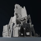 Romanesque Temple Transept Tower   Wargame Terrain    Multi-piece   Fdm Printed