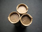 Copper Coins  One Shotgun Roll 50 Indian Head Cent   Teen Wheat Penny 1858-1919