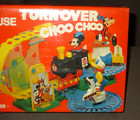 1973-walt Disney-mickey Mouse-turn Over Choo Choo Toy Train Playset- Sealed 15 