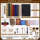 208 Pcs Book Binding Kits book Making Kit With Video Tutorials