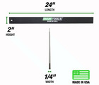 25357 24in Straight Edge Machinist Tool Precision Steel Usa