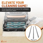  pack Of 3  Replacement Nozzle Brushroll Cleaning Tool For All Vacuum Black 