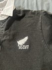 Traditional Rugby Shirt Size L New Zealand Black Cotton Polo Jersey Vtg 80s Euc
