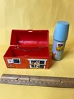 1962 Vintage Fisher Price Mini Toy Farm Barn Lunch Box Kit Silo Thermos 549
