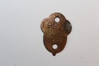 Vintage 1939 Virginia Dog Tax Tag License Brass Tags   38