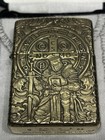 Rare Zippo Lights Armor 4-side Constantine In Velvet Box