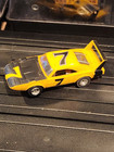Afx 1969 Dodge Charger Daytona Yellow  7 Ho Scale Slot Car 