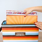 Creative Memories Tools Paper Tote Retro Stripe Pod Insert