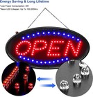 Led Open Sign 19in Neon Light Bright For Restaurant Bar Pub Store Shop Business
