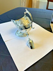 Vintage Silverplate Sugar Scuttle Nwt Japan Gold Lined With Scoop New