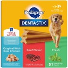 Large Dog Dental Treats Chewy Beef Fresh Variety Pack 2 73lb Tartar Reduction Us