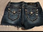 Miss Me Womens Denim Jean Shorts Size 27