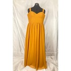 14w 16 16w C Azazie Butterscotch Dress Strap Empire Waist Ballgown Formal Prom