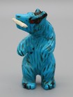 Andres Quandelacy  d  Turquoise Zuni Bear W fish Fetish