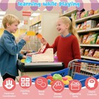 2026 Wooden Toy Cash Register For Kids rechargeable Counting Wood Large  Red 