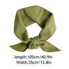 Women Wool Knitted Triangle Scarf Headscarf Bandana Shawl Hijab Neckerchief   