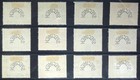 1937 Aden   dhows   Sg1s - Sg12s Perfined   specimen   Superb Light Hinge