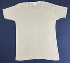 1980   s Vintage Nos Lot Of 10 Blank Ribbed 50 50 Khaki Tan T-shirt  Large   Xl